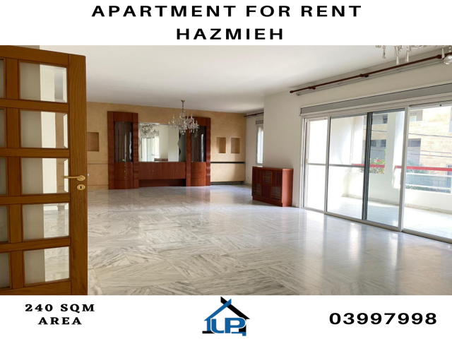 Hazmieh, Baabda, 3 Bedrooms Bedrooms, 6 Rooms Rooms,4 BathroomsBathrooms,Apartment,For Rent,2,1129